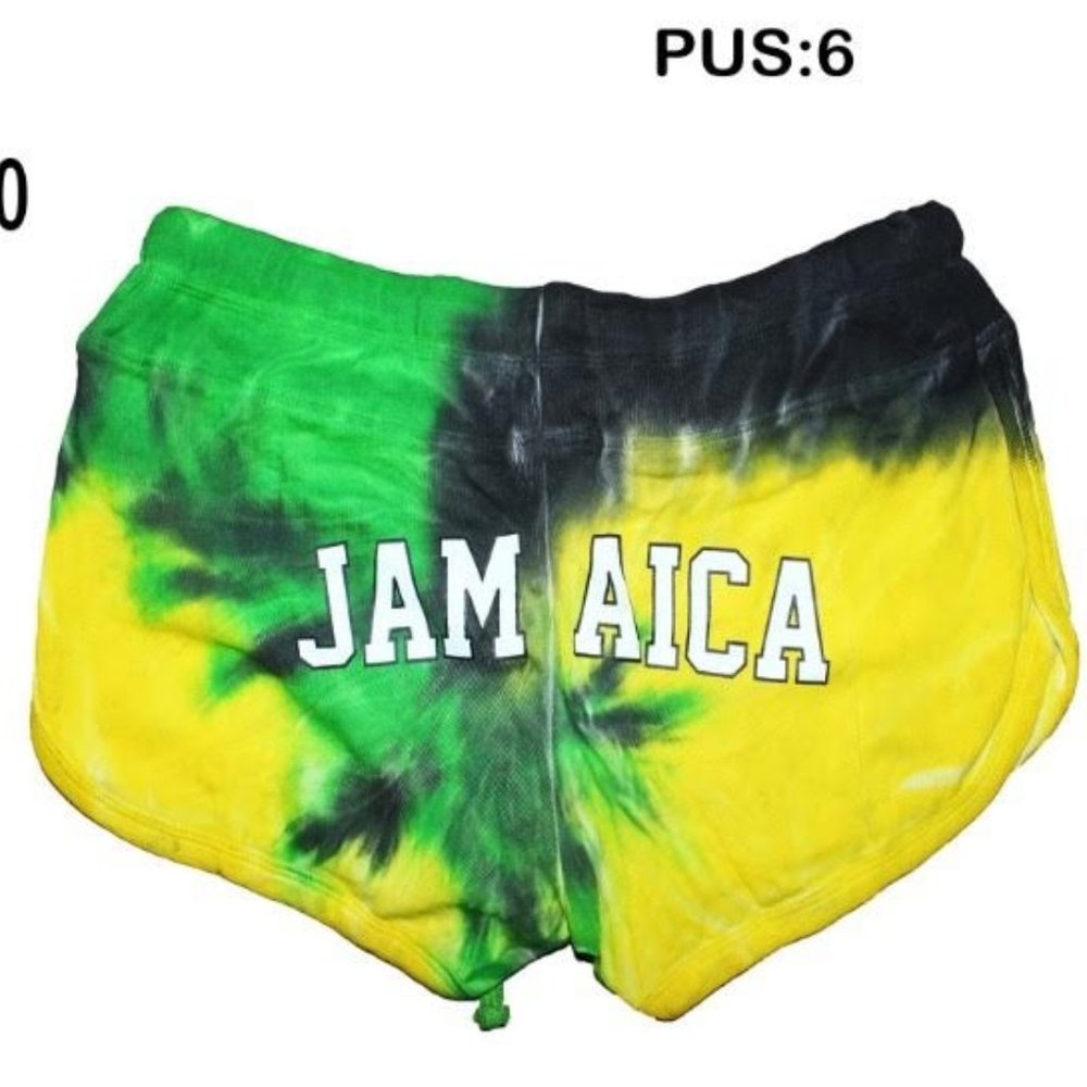 Jamaican Tie Die Shorts